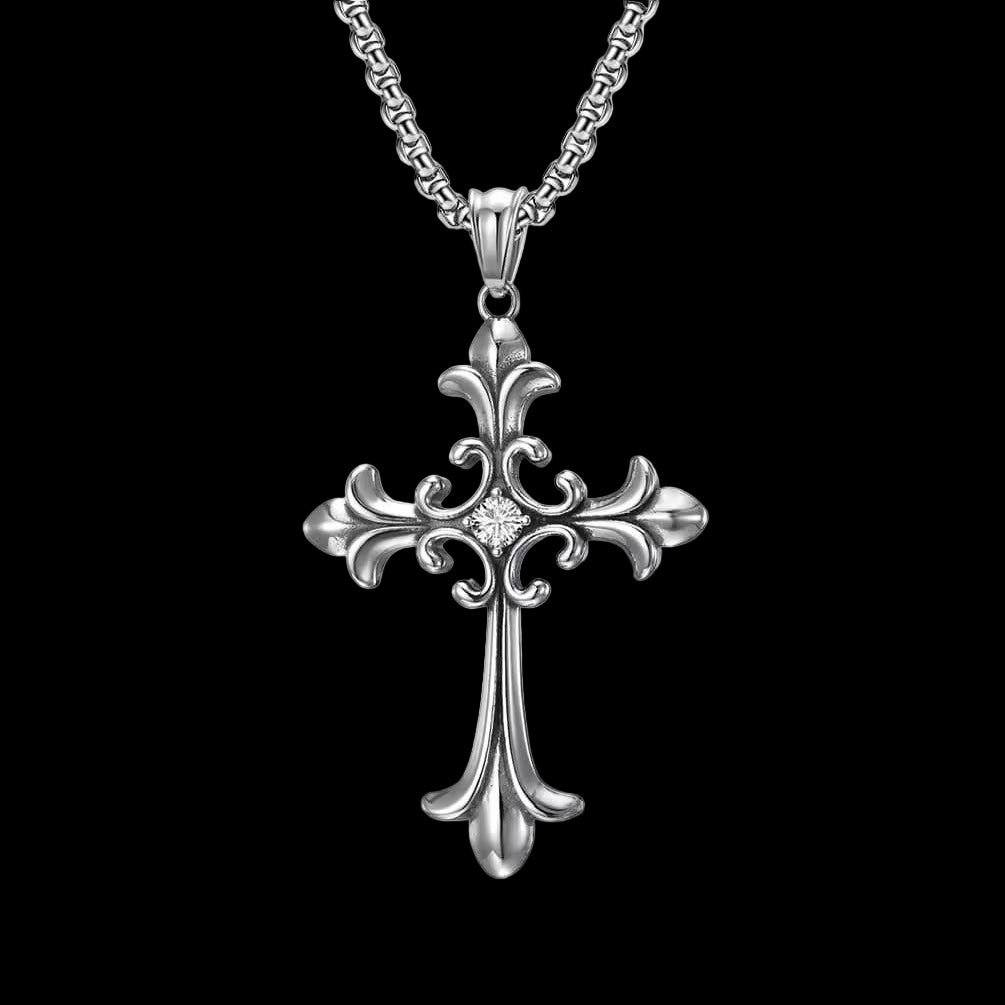 Gothic cross titanium