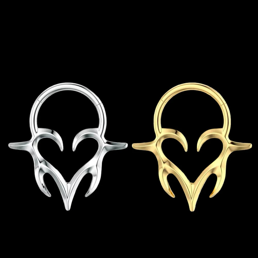 Heart septum piercing