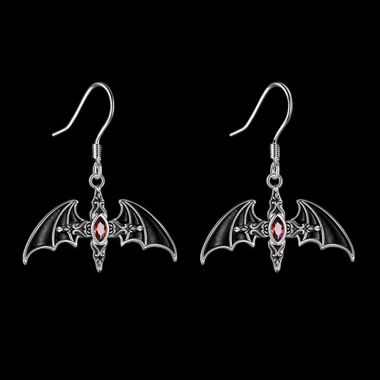 Full bat earrings