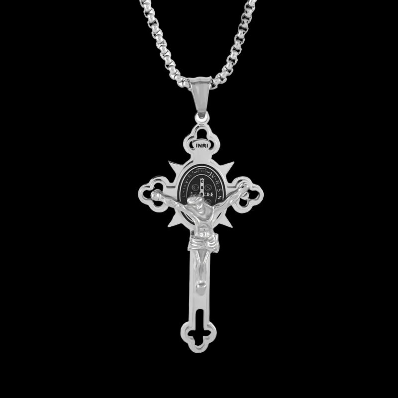 Christ on a cross necklace