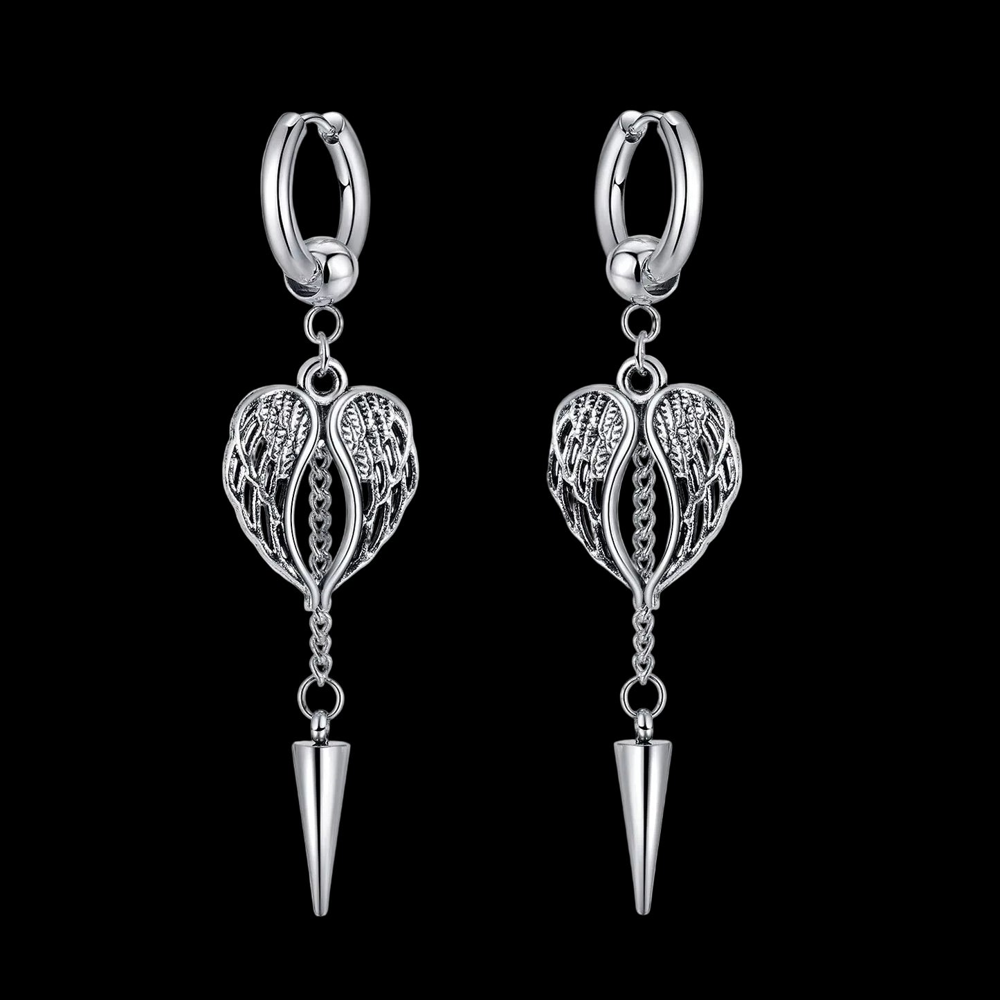 Angel wing earrings