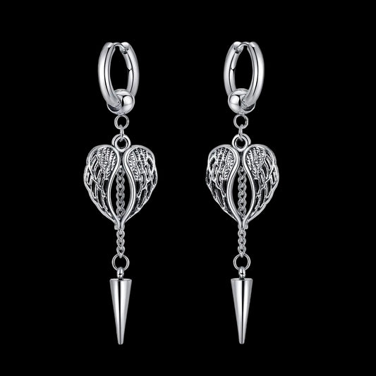 Angel wing earrings