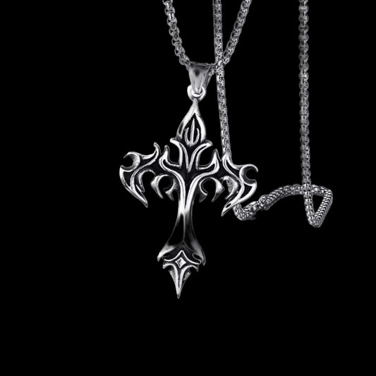 Sword cross necklacce